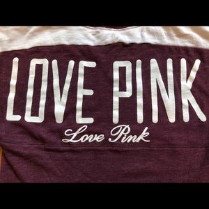 PINK Comfy “Love Pink” XS Pullover